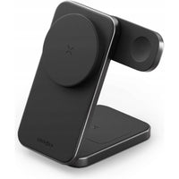 ENERGEA MAGTRIO PLUS, 3IN1 FOLDABLE QI2 MAGNETIC FAST WIRELESS CHARGER - GUNMETAL