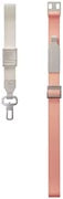 UNIQ VISTA DUO 2-IN-1 LANYARD AND HAND STRAP - PEACH (PEACH/BEIGE)