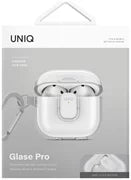 UNIQ GLASE PRO AIRPODS 4TH GEN LOCK CASE - GLOSSY CLEAR (GLOSSY CLEAR)