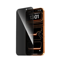 Mocoll for iPhone 17 Pro Max Screen Protector, 2.5D Full Cover Privacy Tempered Glass - Black