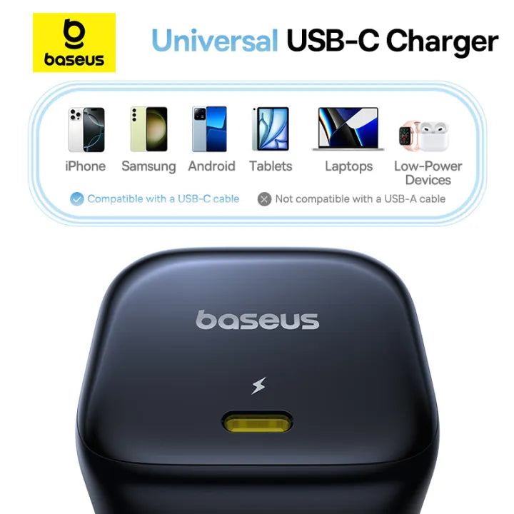Baseus PicoGo AE11 GaN Fast Charger 1C 45W - Cosmic Black