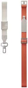 UNIQ VISTA DUO 2-IN-1 LANYARD AND HAND STRAP - TERRACOTTA (TERRACOTTA/BEIGE) TERRACOTTA/BEIGE