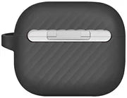 Uniq Vencer Silicone Hang Case for  Airpods 3 - Charcoal Dark Grey EOL