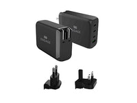 Engage 120W Gan 4 Port Gan travel Charger - Black