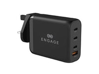 Engage 120W Gan 4 Port Gan travel Charger - Black