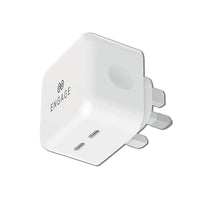 Engage Dual USB-C Port 35W Home Charger - White