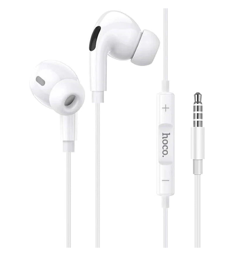 Hoco M77 Earphones - 3.5mm Jack / In-Ear / Wired / White