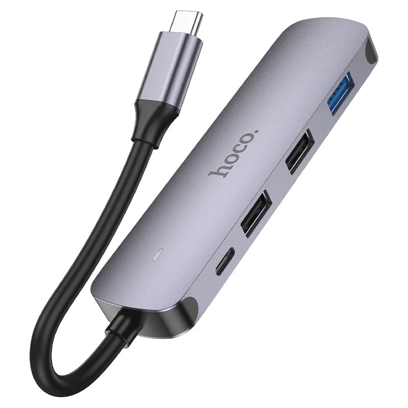 Hoco Type-C Hub HB HDTV + USB 3.0 + USB 2.0 * 2 + PD (HB27)