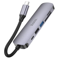 Hoco HB28 Adapter - Type-C / HDTV / USB3.0 / USB2.0 / SD / TF