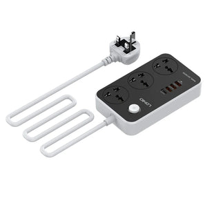 Ldnio 3 Extension Power Socket - 3 Way / USB / 2 Meters