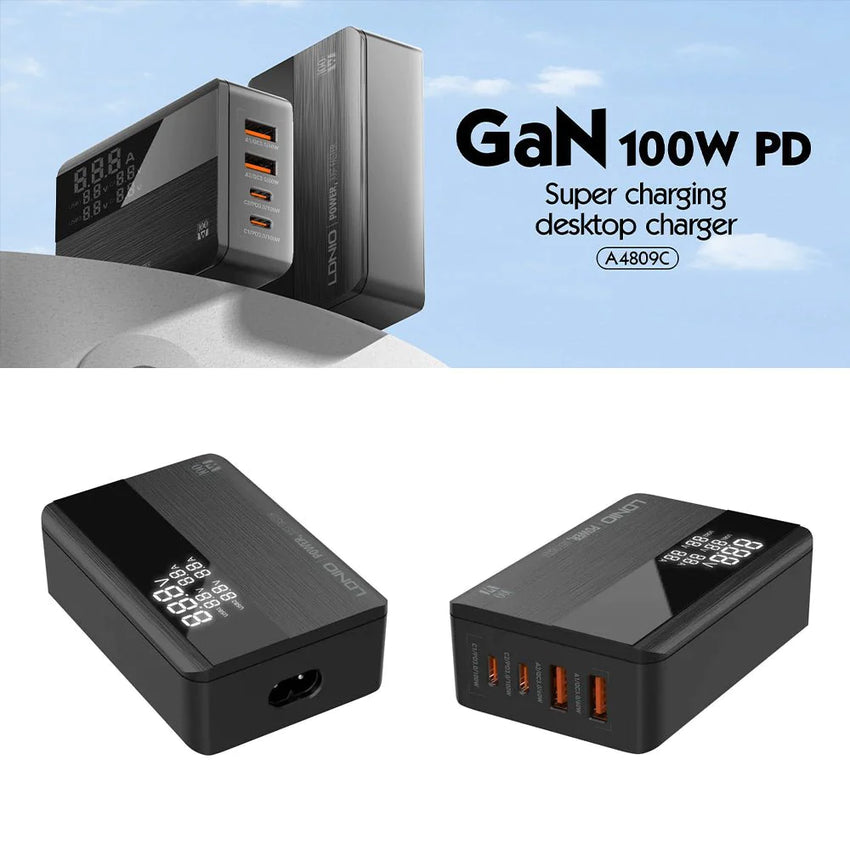 LDNIO A4809C GaN 100W 4-Port Desktop Charger