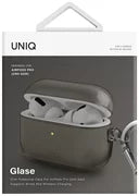 UNIQ GLASE AIRPODS PRO 2ND GEN (2022) HANG CASE – GLOSSY SMOKE (SMOKE)