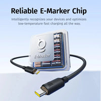 Baseus Foamed Silicone Fast Charging Data Cable USB-C to USB-C 100W 1m - Comic Black