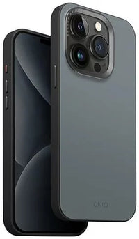 UNIQ HYBRID IPHONE 15 PRO MAGCLICK CHARGING LYDEN DS - WASHED BLUE (WASHED BLUE/BLACK)