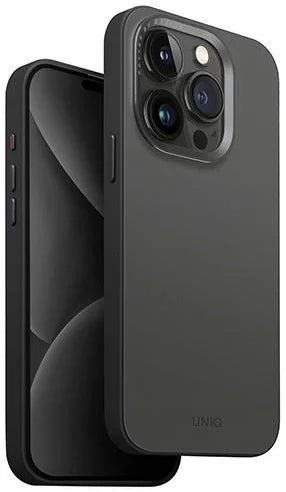 UNIQ HYBRID IPHONE 15 PRO MAGCLICK CHARGING LYDEN DS - CHARCOAL (RHINO GREY/BLACK)