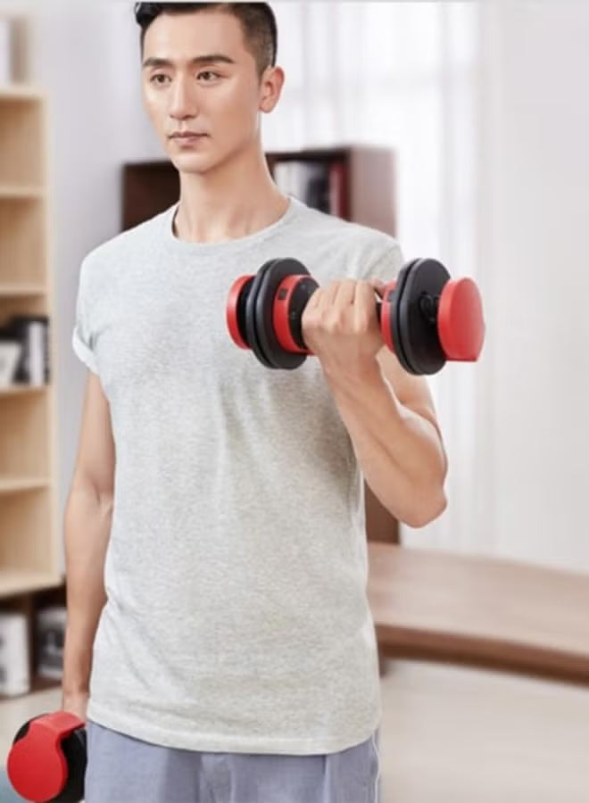 KingSmith 24KG adjustable dumbbell kettlebell barbell 3 in 1