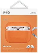 UNIQ VENCER AIRPODS PRO 2ND GEN (2022) SILICONE HANG CASE – BURNT ORANGE (ORANGE)