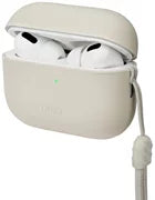 UNIQ LINO HYBRID LIQUID SILICON AIRPODS PRO 2ND GEN (2022) CASE - BEIGE (IVORY)