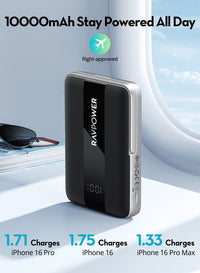 RAVPower RP-PB1217 PD Pioneer 10000mAh 15W Power Bank Magnetic-Wireless