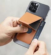 UNIQ LYFT MAGNETIC SNAP-ON STAND AND CARD HOLDER  - INK BLACK (BLACK)  EOL