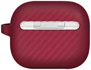 Uniq Vencer Silicone Hang Case for Airpods 3 - Burgundy Maroon EOL