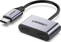 UGREEN USB-C One-Two Converter CM232 gray CM232