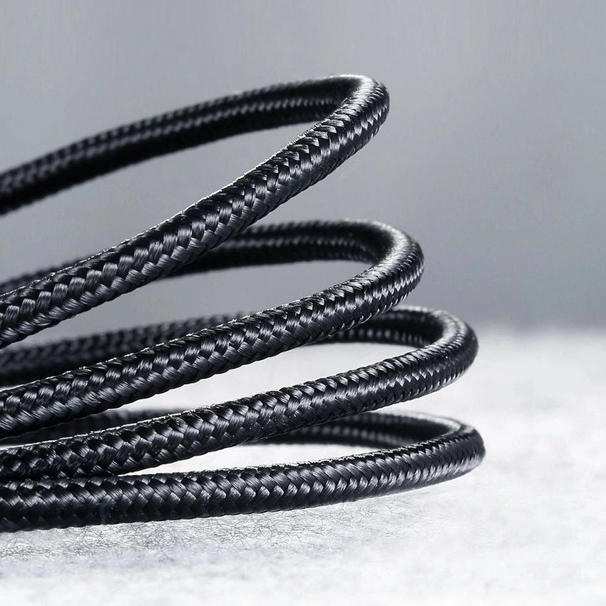 UGREEN USB-A 2.0 to USB-C Cable Nickel Plating Aluminum Braid 1.5m (Black) 18W US288