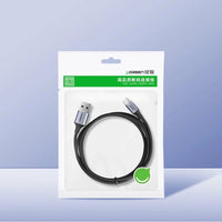 UGREEN USB-A 2.0 to USB-C Cable Nickel Plating Aluminum Braid 1.5m (Black) 18W US288