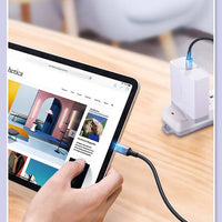 UGREEN USB-C Cable Aluminum Case with Braided 1m (Black) 100W US316