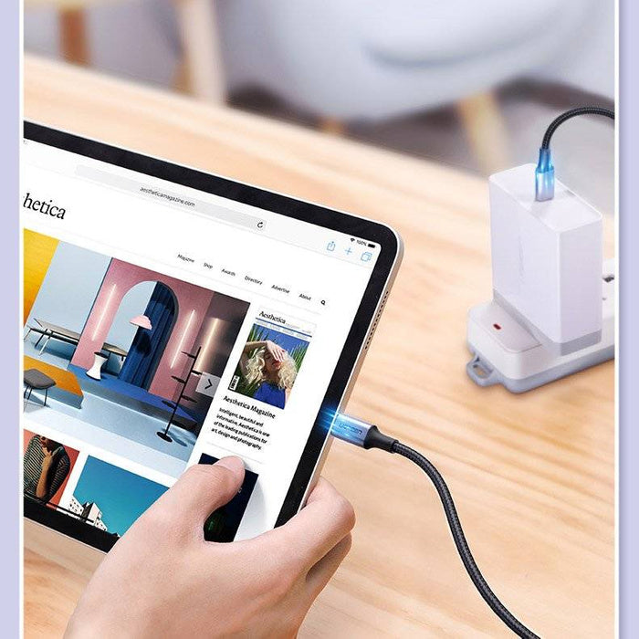 UGREEN USB-C Cable Aluminum Case with Braided 1m (Black) 100W US316