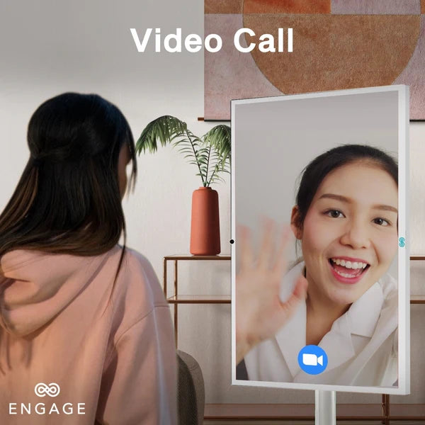 Engage EN-32-SCREEN-BIC 32" Android 11 All-in-One Touch Screen PC - 8GB/128GB, Rotating Display, Built-In Camera, 4G LTE, White