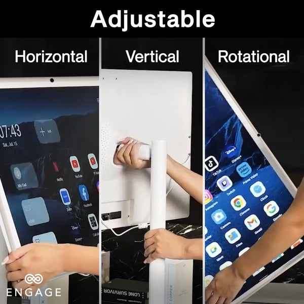 Engage 32" Smart Android Touch Screen Display - 2K Rotating Screen, Built-In Camera, WiFi (8+128GB)