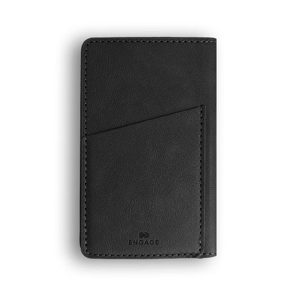 ENGAGE 5000mAh Magnetic Wireless Power Bank & RFID Blocking Wallet for iPhone (MagSafe Compatible) - Black