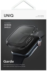 UNIQ GARDE HYBRID WATCH CASE WITH SCREEN PROTECTION 41MM SMOKED (TINTED GREY)