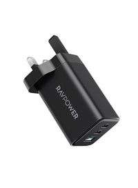 Ravpower RP-PC172 PD 65W 3-Port Wall Charger Black
