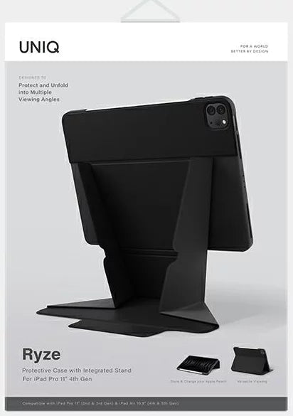 UNIQ RYZE NEW IPAD PRO 11 (2022/21) | AIR 10.9 (2022/20) - MIDNIGHT (BLACK) EOL