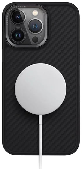 UNIQ HYBRID IPHONE 15 PRO MAX MAGCLICK CHARGING KEVA - CARBON (BLACK)