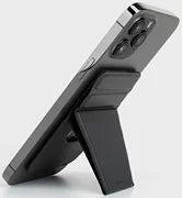 UNIQ LYFT MAGNETIC SNAP-ON STAND AND CARD HOLDER  - INK BLACK (BLACK)  EOL