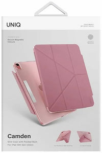 UNIQ CAMDEN IPAD 10TH GEN (2022)  - ROUGE PINK (ROUGE PINK)