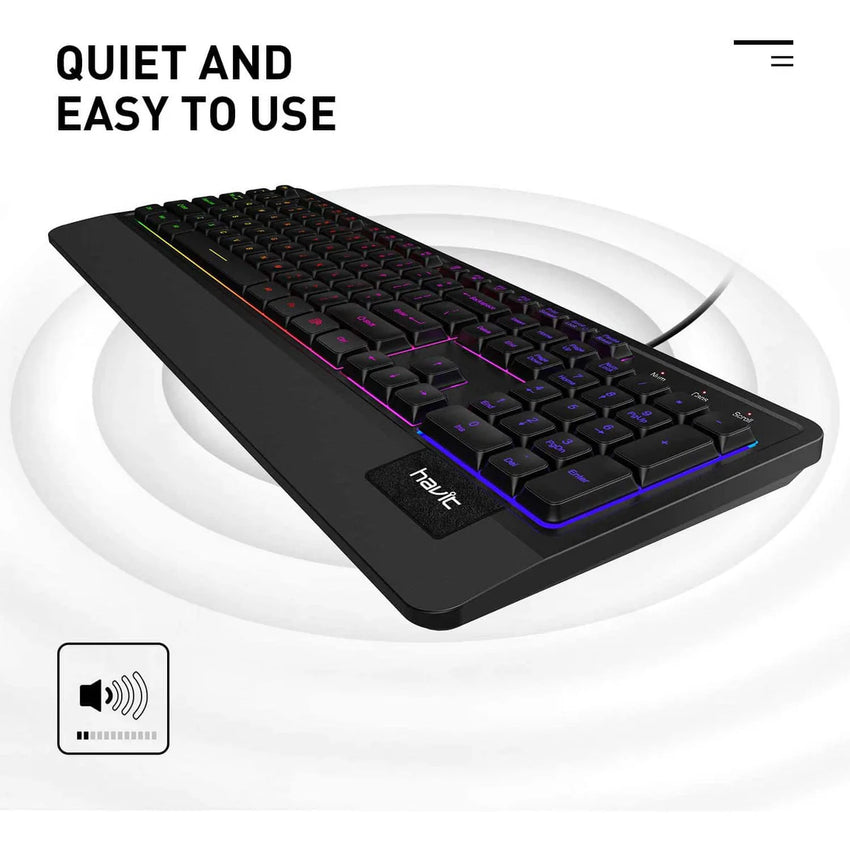 HAVIT KB488L Multi-function backlit keyboard black