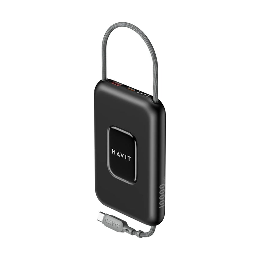 Havit PB32 10000mAh Power Bank+USB-C Cable BLK\GRY
