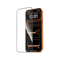 Mocoll for iPhone 17 Pro Screen Protector, 2.5D Full Coverage HD Tempered Glass - Black