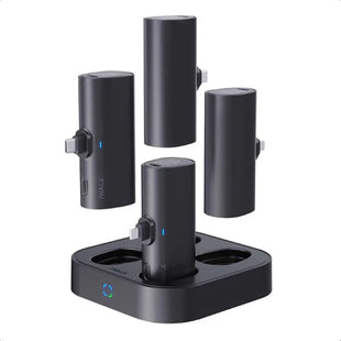 iWalk LinkPod Charging Station 4x4000mAh (2 Type C & 2 Lightning), Small Portable Charger