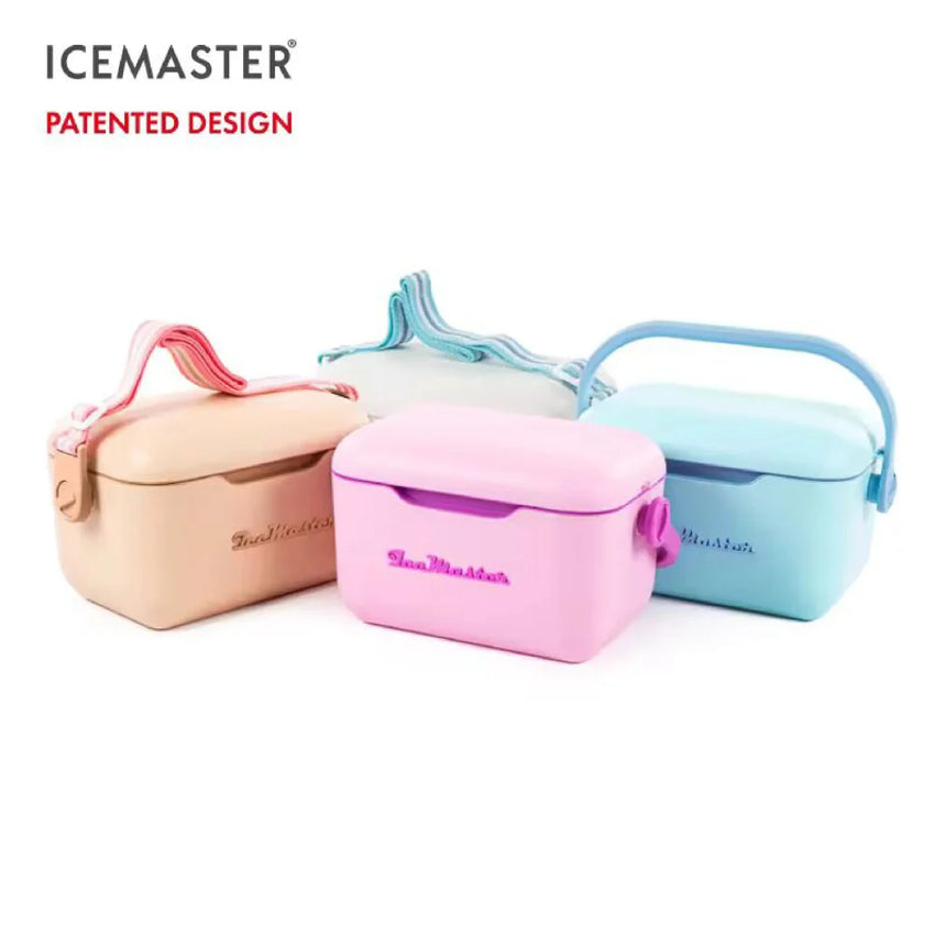 Icemaster Cooler Box with Handle and Strap Portable  ,Waterproof, insulated  carry it by hand or hang it over the shoulder, Optimised thermal insulation with 2 layers of AIRPOP and PolyPropylene