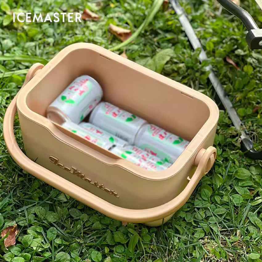 Icemaster Cooler Box with Handle and Strap Portable  ,Waterproof, insulated  carry it by hand or hang it over the shoulder, Optimised thermal insulation with 2 layers of AIRPOP and PolyPropylene