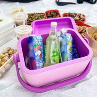 Icemaster Cooler Box with Handle and Strap Portable  ,Waterproof, insulated  carry it by hand or hang it over the shoulder, Optimised thermal insulation with 2 layers of AIRPOP and PolyPropylene