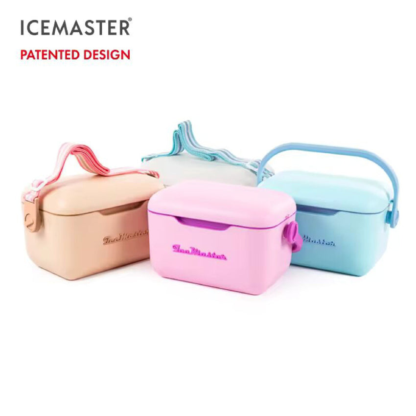 Icemaster Cooler Box with Handle and Strap Portable  ,Waterproof, insulated  carry it by hand or hang it over the shoulder, Optimised thermal insulation with 2 layers of AIRPOP and PolyPropylene