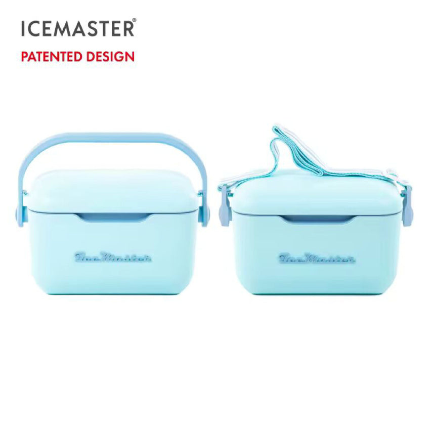 Icemaster Cooler Box with Handle and Strap Portable  ,Waterproof, insulated  carry it by hand or hang it over the shoulder, Optimised thermal insulation with 2 layers of AIRPOP and PolyPropylene