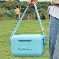 Icemaster Cooler Box with Handle and Strap Portable  ,Waterproof, insulated  carry it by hand or hang it over the shoulder, Optimised thermal insulation with 2 layers of AIRPOP and PolyPropylene