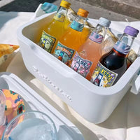 Icemaster Cooler Box with Handle and Strap Portable  ,Waterproof, insulated  carry it by hand or hang it over the shoulder, Optimised thermal insulation with 2 layers of AIRPOP and PolyPropylene